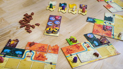 Strategy Board Game Extension for Kids, Teens and Family, Tabletop Game Nights, Ages 8 & Up, 2 to 5 Players, Kingdomino Age of Giants Expansion by Blue Orange Games