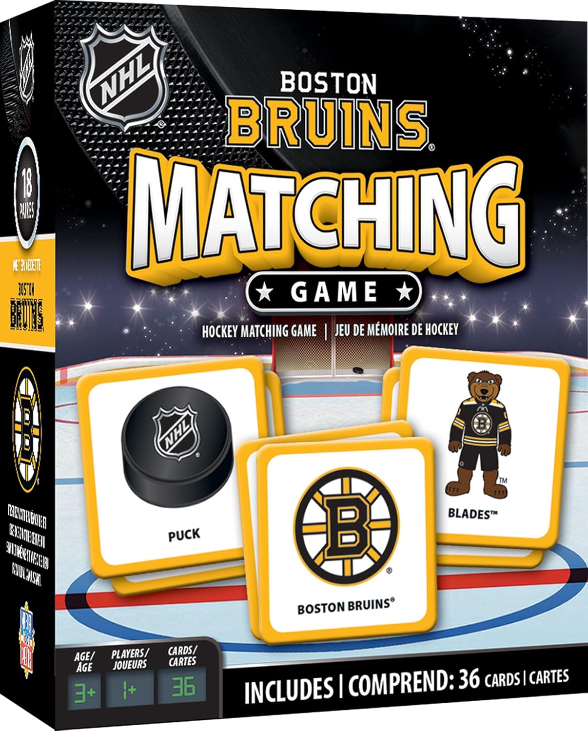MasterPieces NHL Chicago Blackhawks Matching Game, For Ages 3+ - Fun Family Entertainment for Kids and Adults - Educational, Engaging, and Perfect for Game Night, Interactive Classroom Activities