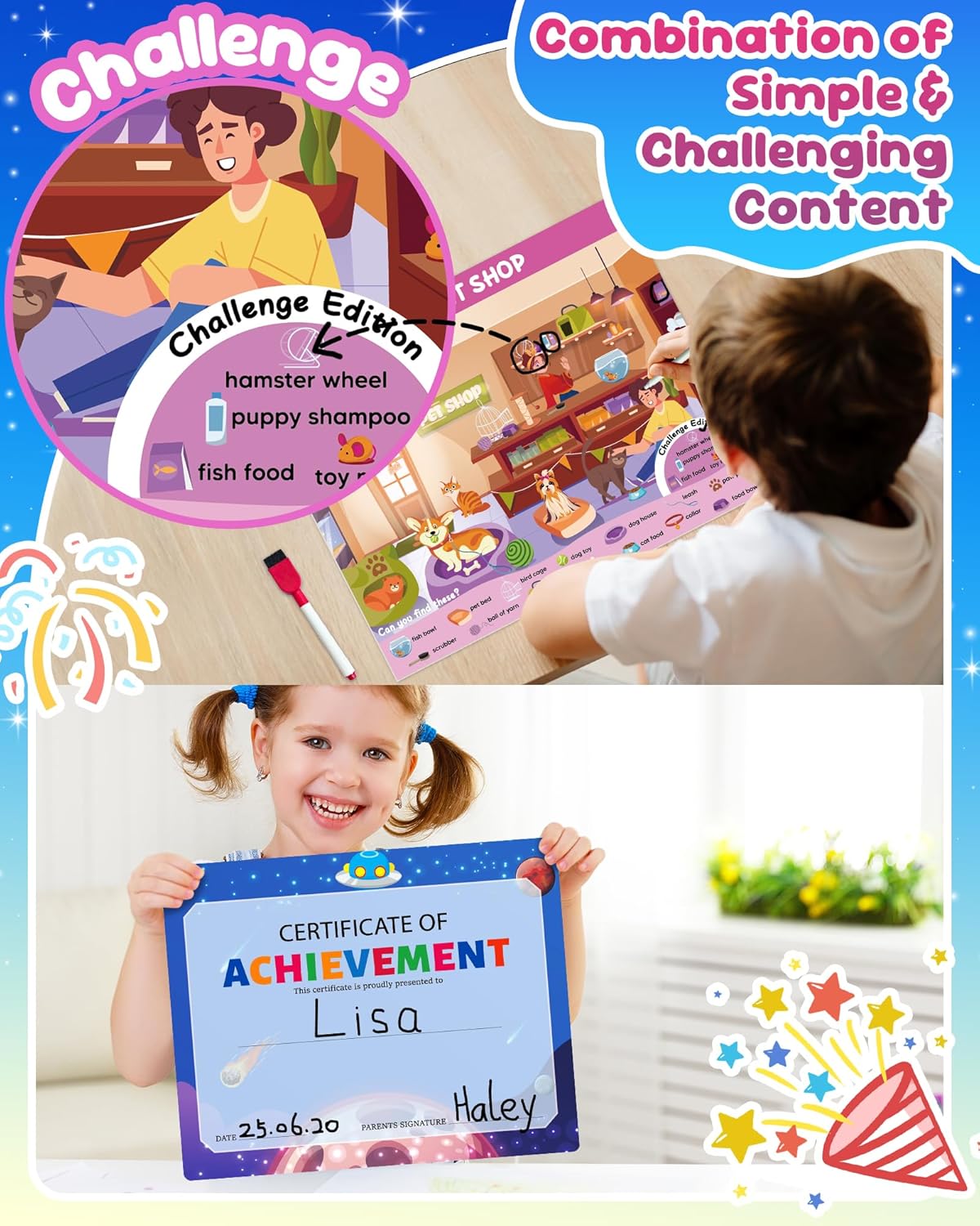 Search and Find Activity Books for Kids Ages 3-5, Car Airplane Travel Toys Games Activities for 3-5 4-8, Toddler Kid Road Trip Essentials, Preschool Learning Activities, Birthday Gifts for Boys Girls