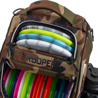 Dynamic Discs Trooper Disc Golf Bag | Large Frisbee Bags with 18+ Discs Capacity | Lightweight & Durable Backpack | Great Gifts or Disc Golf Accessories for Men | Ideal for Beginners & Pro Players