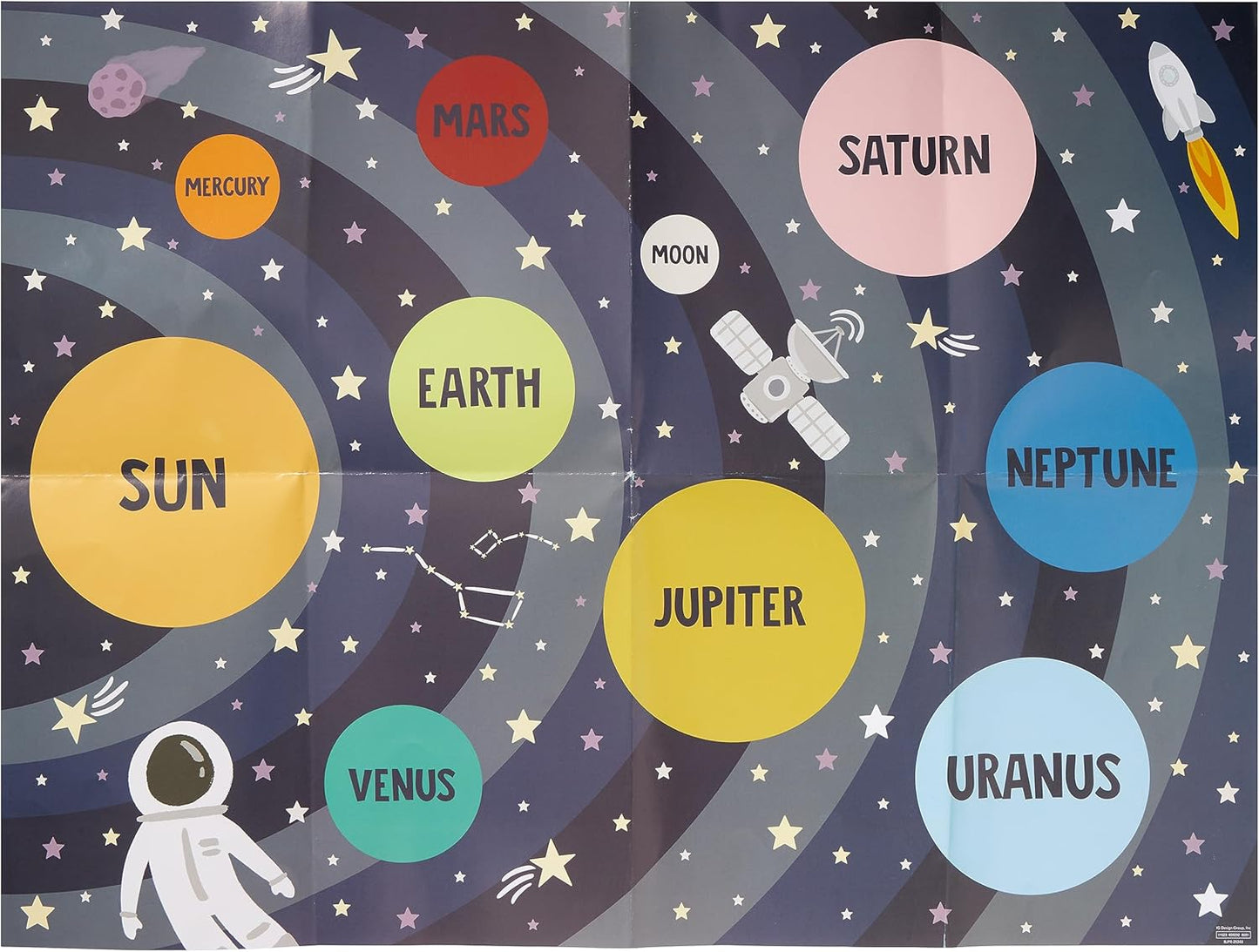 C.R. Gibson Outer Space Lacing Cards (BBLC-25345)