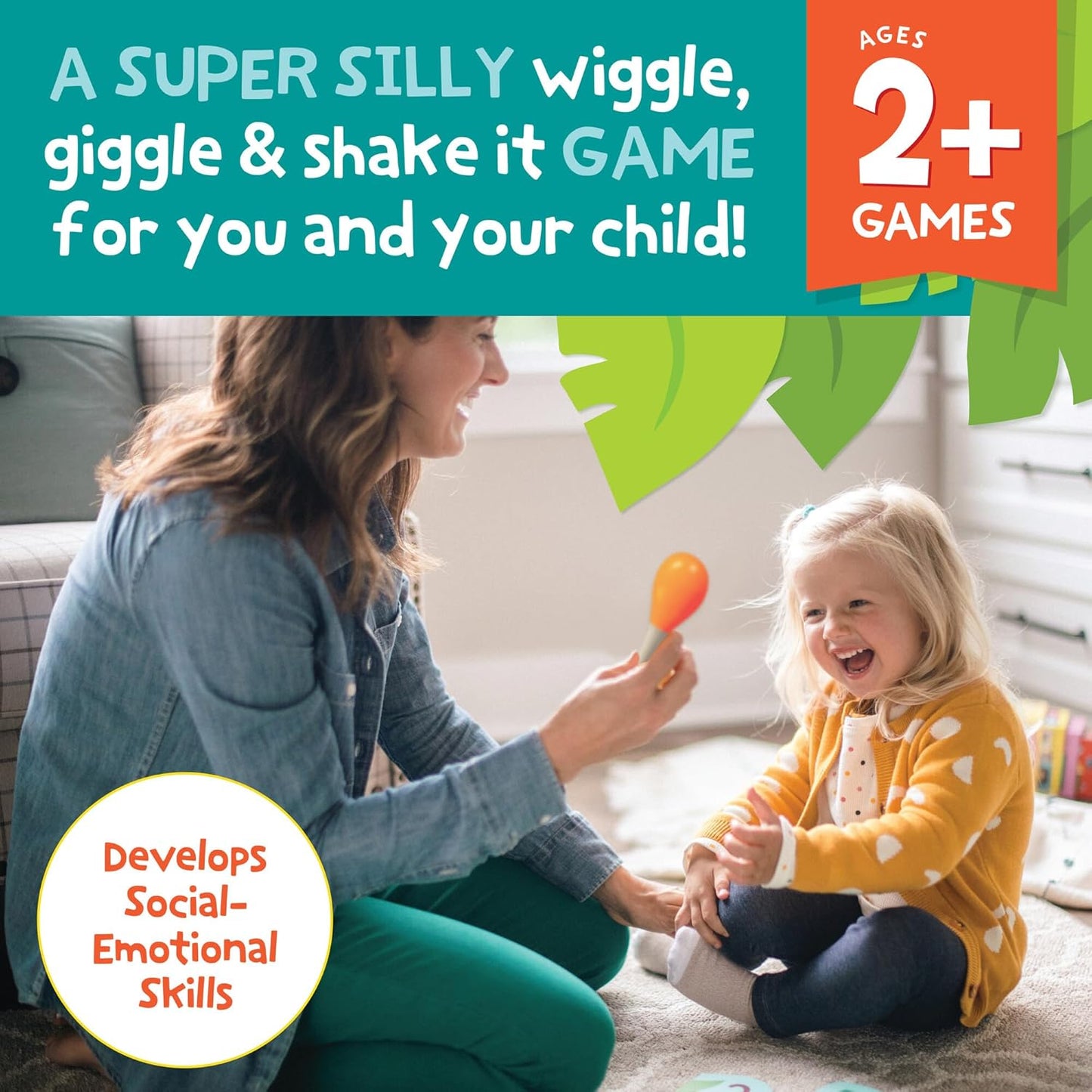 Peaceable Kingdom Monkey Around First Game for Toddlers Interactive play with Parent Ages 2+