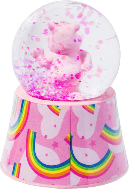Silver Buffalo Disney Mickey and Friends Mini Light Up Snow Globe│Minnie Mouse│3.8 Inches Tall, 45mm (Small)