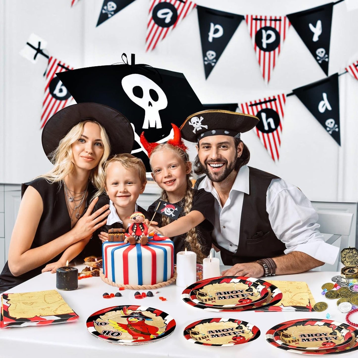 WERNNSAI Science Party Decorations - 48 Pcs Science Plates and Napkins Mad Scientist Birthday Decoration Chemistry Party Plates Set Little Scientist Labratory Favors Serves 16 Guests