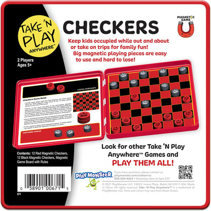 PlayMonster Take N Play Anywhere — Hangman — Easy to Use, Hard to Lose — Fun on the Go Travel Game — For Ages 5+
