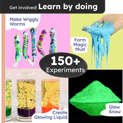 Butterfly EduFields 100+ Girls Science Kit for Kids Ages 4 5 6 7 8 | Girls in STEM & Science Experiments | Educational Gift Ideas for 4 5 6 7 8 Year Old Girl | STEM Projects, Fun Learning