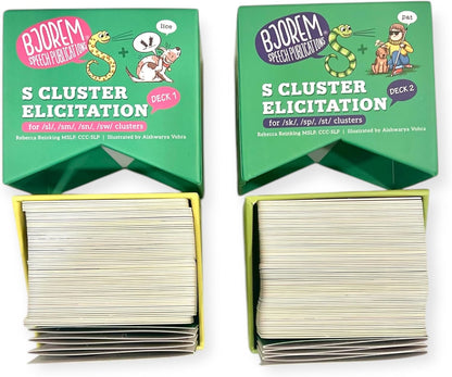 Bjorem Speech® S Cluster Elicitation for Teaching S Blends or Clusters to Children in Speech Therapy