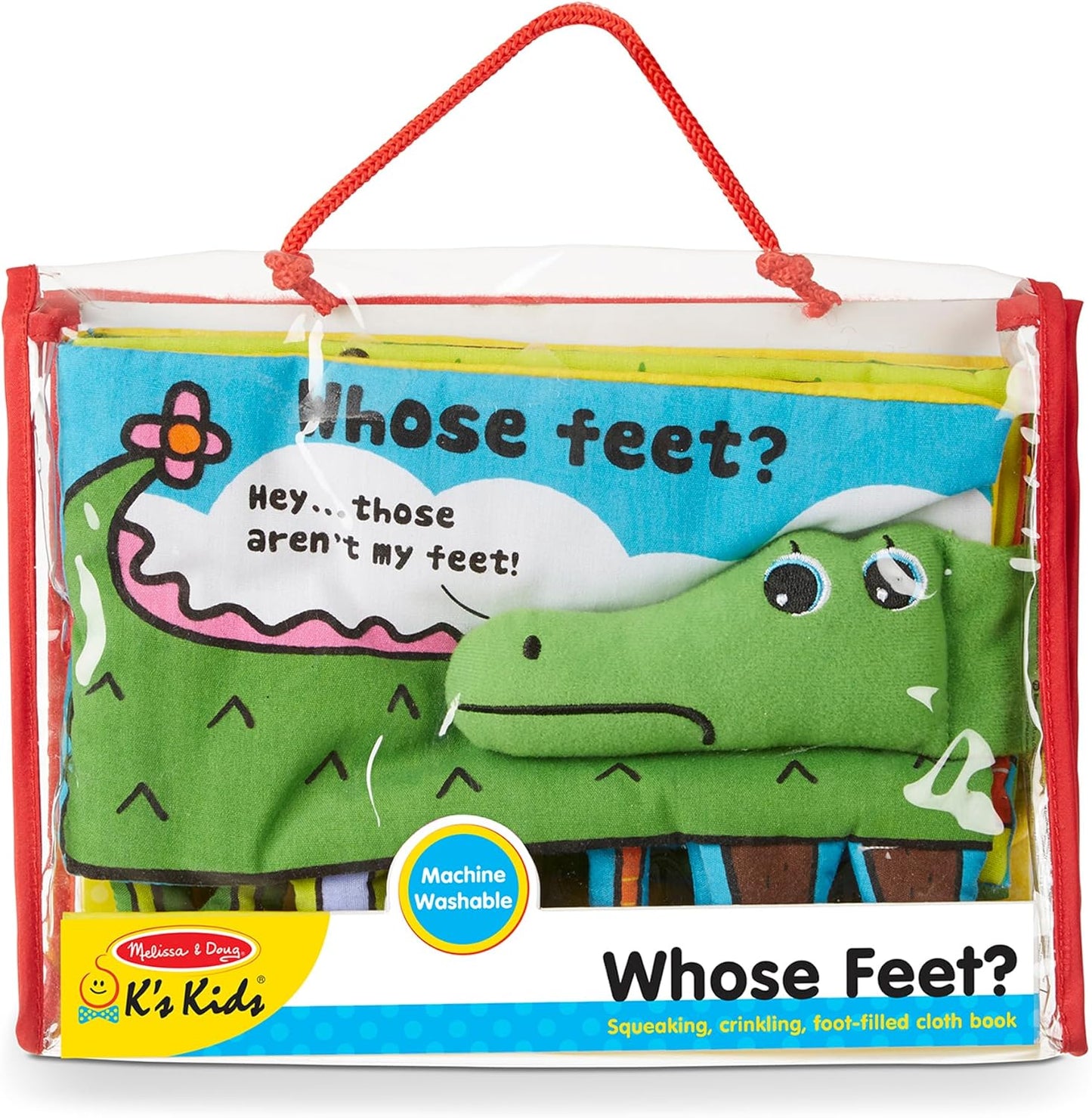 Melissa & Doug K’s Kids My First Activity Book 8-Page Soft Book for Babies and Toddlers Early Learning Developmental Plush Soft Activity for Babies and Toddlers