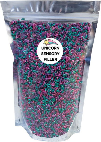 Sensory Rice, Sensory Bin Filler, Sensory Filler, Sensory Bins, 4th of July Toys, Sensory Bin Tools, Sensory Table Filler (4th of July Sensory Rice, 4 Cups)