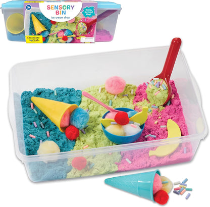 Creativity for Kids Sensory Bin: Dinosaur Dig - Toddler Sensory Toys, Sensory Bin Filler and Toddler Activities for Boys and Girls, Dinosaur Toys for Kids Ages 3-5+