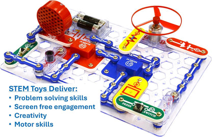 Snap Circuits Classic SC-300 Electronics Exploration Kit | Over 300 Projects | Full Color Manual Parts | STEM Educational Toy for Kids 8+ 2.3 x 13.6 x 19.3 inches