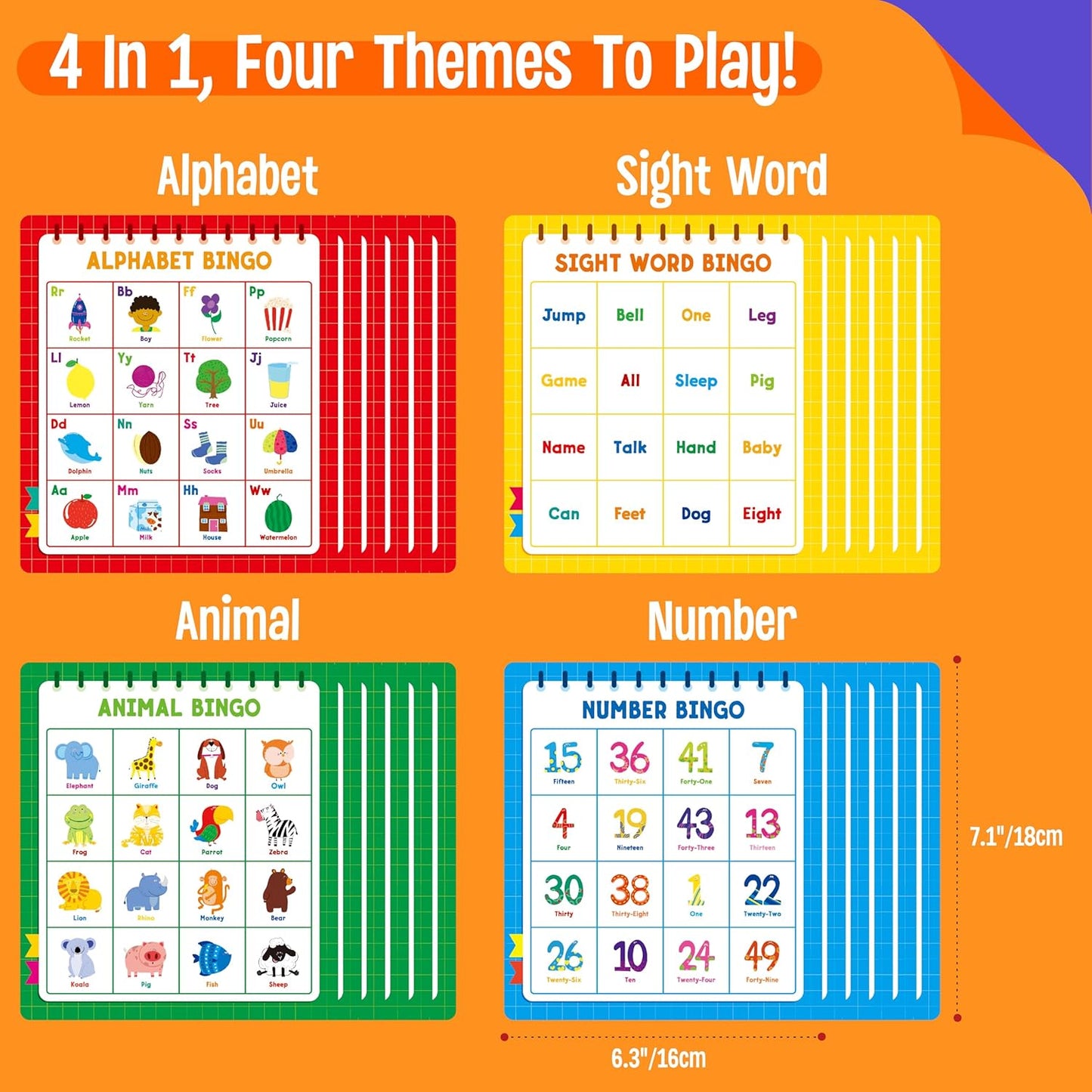 SpriteGru Multiplication & Division Bingo Game, 480 Math Problems, 2 Educational Math Board Game for Kindergarten and Preschool Kids 4-8, Perfect for Classroom & At Home (Up to 25 Players)