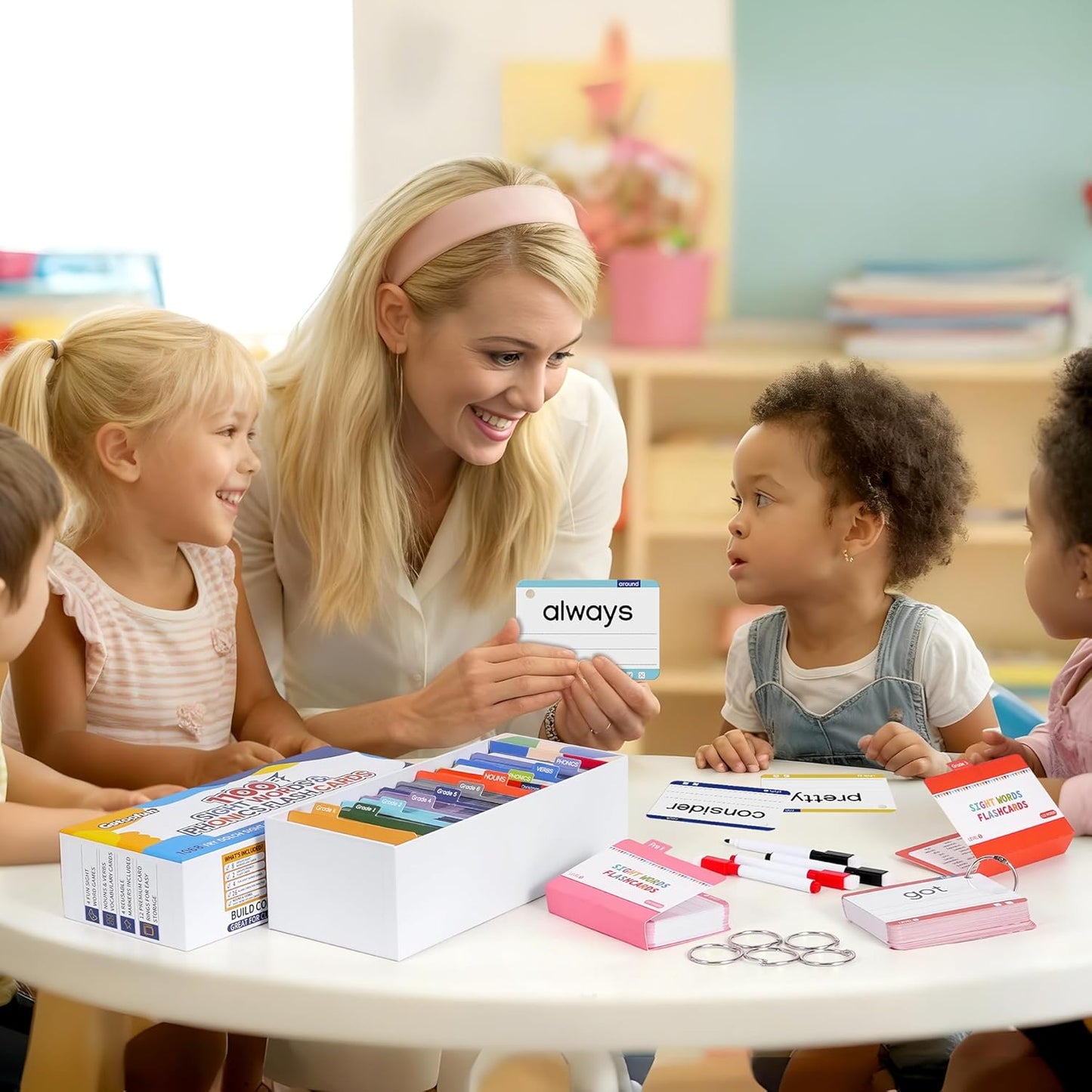 1180 Sight Words Flash Cards Kindergarten Hooked on Phonics Dolch & Fry High Frequency Site, Learn to Read CVC Blends, Short/Long Vowel Sounds, Games for 1 2 3 4 5 6 Grade, Kids 4-13 Years