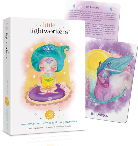 Mindfulness & Affirmation Cards for Kids – 38 XL Activity Cards for Emotional Growth – Rhyming Stories, Visualization & Calming Practices