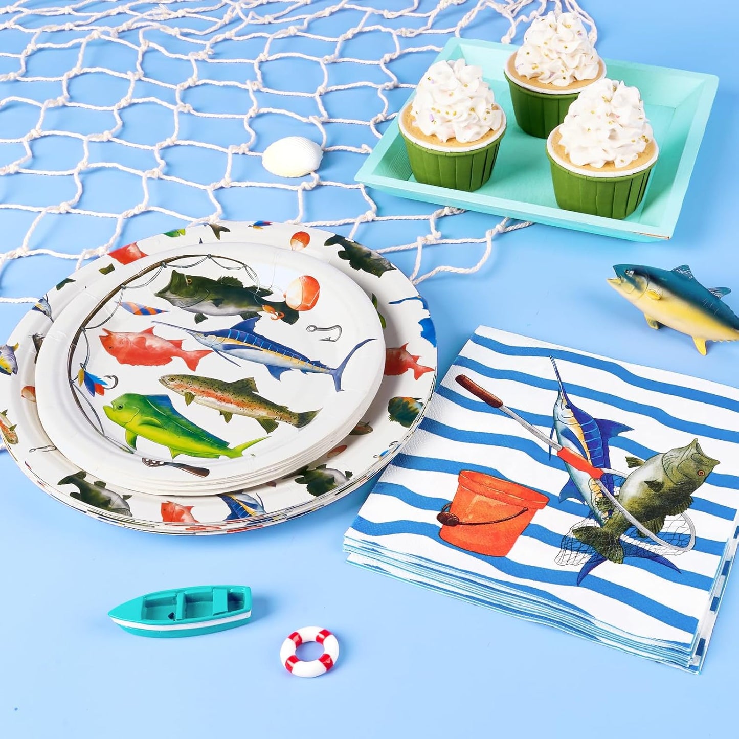 WERNNSAI Science Party Decorations - 48 Pcs Science Plates and Napkins Mad Scientist Birthday Decoration Chemistry Party Plates Set Little Scientist Labratory Favors Serves 16 Guests