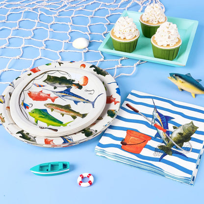 WERNNSAI Science Party Decorations - 48 Pcs Science Plates and Napkins Mad Scientist Birthday Decoration Chemistry Party Plates Set Little Scientist Labratory Favors Serves 16 Guests