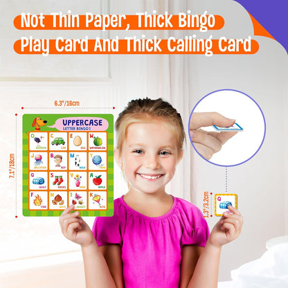 SpriteGru Multiplication & Division Bingo Game, 480 Math Problems, 2 Educational Math Board Game for Kindergarten and Preschool Kids 4-8, Perfect for Classroom & At Home (Up to 25 Players)