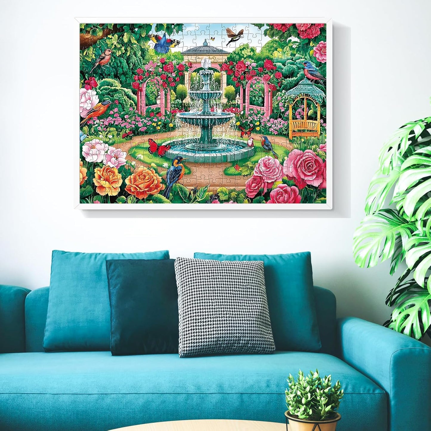 300 Piece Puzzles for Adults,Beautiful Nature Landscape Puzzle for Adults Kids Seniors,Recycled Cardboard Unique House Puzzle 300 Piece,Challenging Family Game Great Gift for Family Friends,20.5x15 in