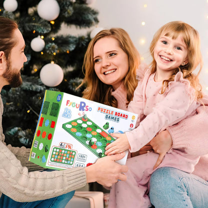 STEM Logic Road Builder Toys: Board Games Toys for 5 Year Old Kids, Montessori Brain Teaser Puzzles Educational Learning Activities Toy for Kid Ages 3 4 6-8 12 Boys Girls Gifts (Orange 32PCS)