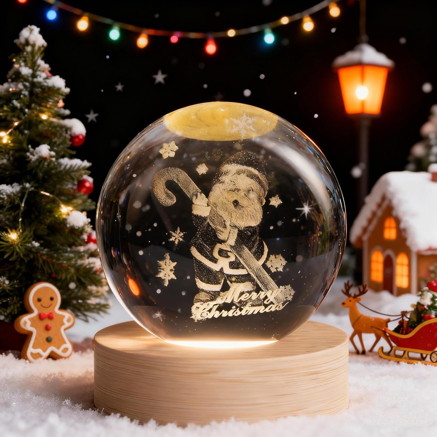 3D Solar System Crystal Ball, 2.4in Universe Gifts Decorative Quartz Glass Ball, Space Laser Engraved Model Astronomy Decor, Physics Display Sculpture Home Decor Crafts for Friends Mom Women Boys