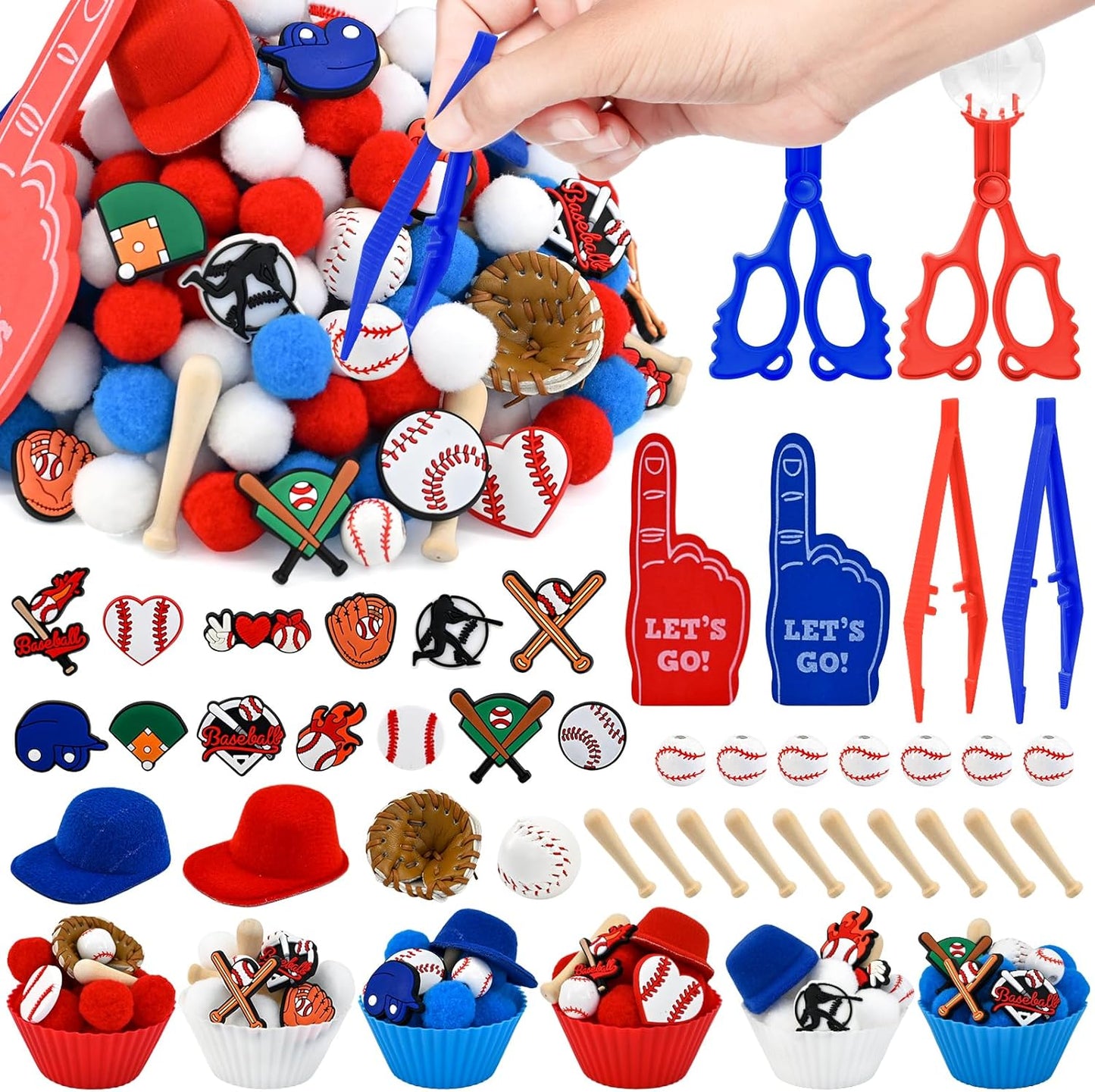 270 Pcs Numbers and Letters Sensory Bin Items Back to School Counting Sorting Sensory Bin Filler Fine Motor Numbers and Letters Geometric Figure Counts for Easter Spring Summer Sorting