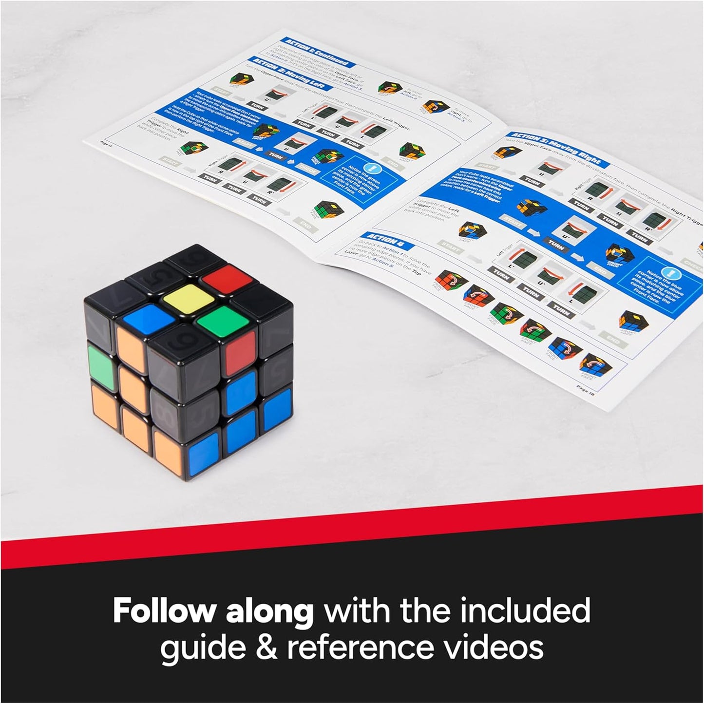 Rubik’s Cube, Apprentice, 2x2 Beginner Cube, Problem-Solving Brain Teaser, Classic Color-Matching Puzzle, Fidget Toy, Sensory Puzzle for Adults, Teens, Kids, for Ages 7 & Up