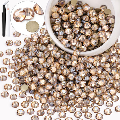 5000PCS SS6/2mm Glass Crystal Rhinestones (Clear), Bedazzling Flatback Rhinestones for Crafting DIY Crafts Nail Art Makeup Decoration, Gems Diamond Charms for Tumbler Shoes Clothing Mug