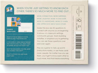 Tell Me More: A Conversation Starter Game of Questions to Deepen Connection