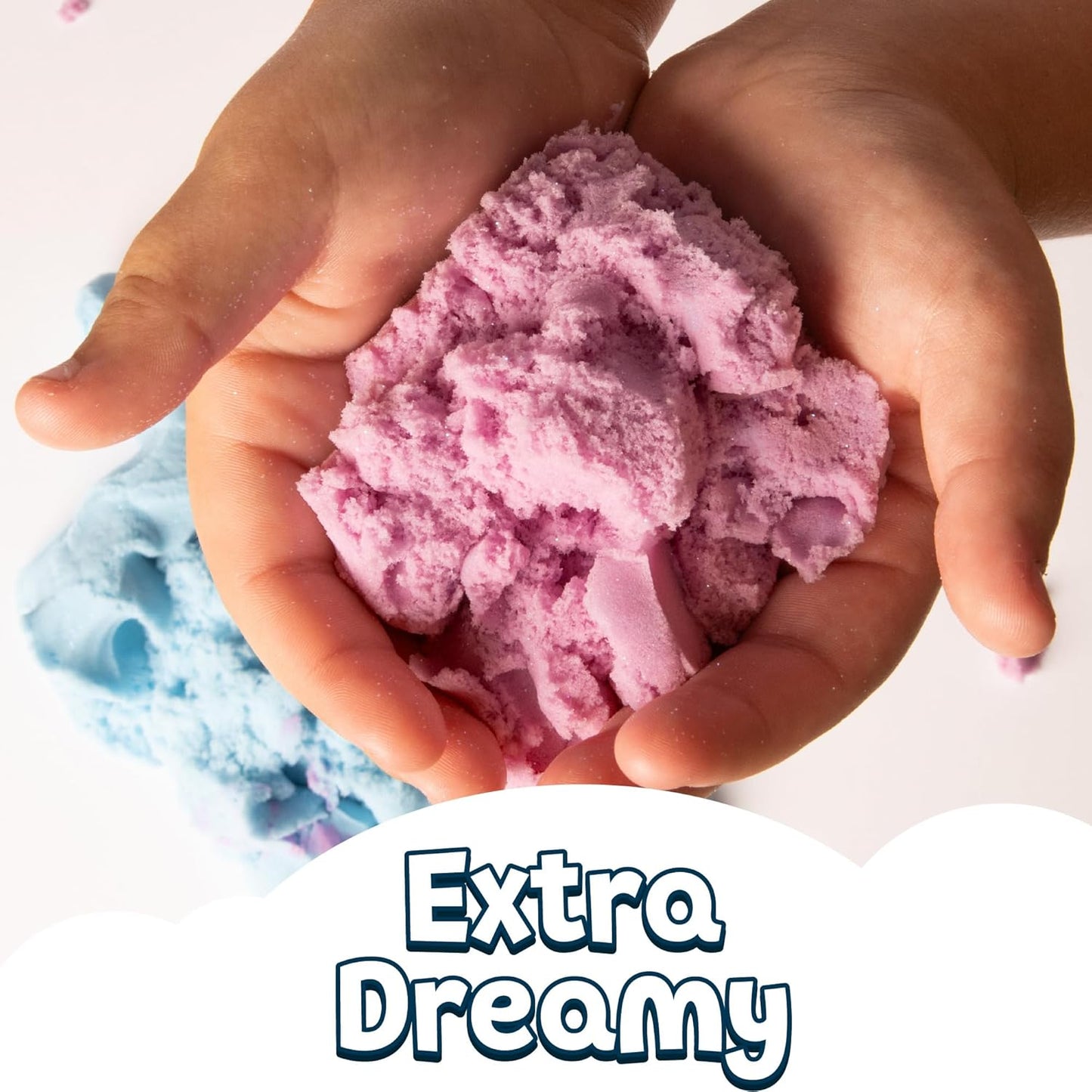 Chuckle & Roar Sensory Dream Sand Bulk 2lb Container – Gluten-Free, Never-Drying Super Soft Sensory Sand, Mess-Free Creative Play for Kids Ages 3+