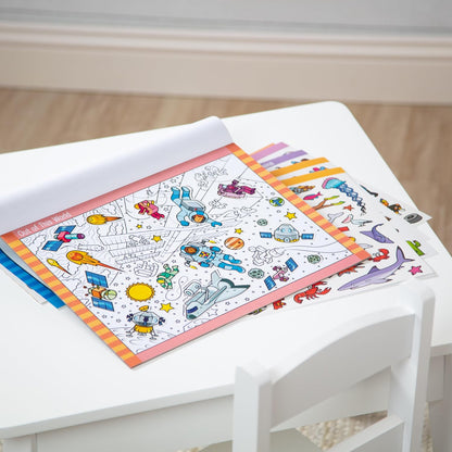 Melissa & Doug Seek and Find Sticker Pad – Adventure (400+ Stickers, 14 Scenes to Color) Search and Find Sticker Pads, Arts and Crafts Activity for Kids Ages 4+ - FSC-Certified Materials