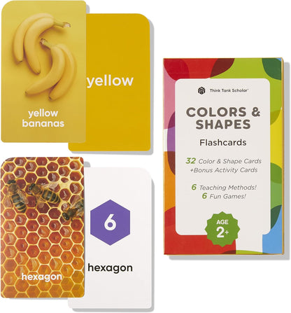 Award-Winning Flash Cards for Preschool & Kindergarten – 5-Deck Set, 180 Jumbo Cards – Learn Alphabet, Numbers, Colors, Shapes, First Words, Opposites & Rhyming – for Kids Ages 2–5