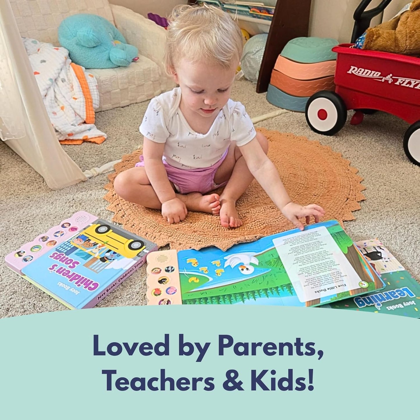 Children's Songs, Press and Play Song Book Nursery Rhymes, Button and Sound Module, Classic Nursery Rhymes and Children's Music