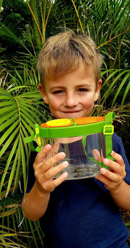 Kidz@Play Bug Hunting Kit, Vest, Hat, Binoculars, Lg. Net, Bug Container, Whistle, Flashlight, Magnifier, Thermostat, Compass, Tweezers