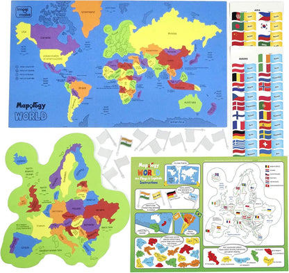 Imagimake Mapology Solar System for Kids | Educational Toys for Kids 5-7 | Space Toys | Puzzles for Boys & Girls Ages 4-8 | 6 Year Old Boy Gifts & Girl Gifts