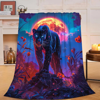 Bear Print Blanket Cute Baby Bear Fleece Throw Blanket Fuzzy Plush Super Soft Cozy Warm Decor Blanket Toddler Nursery Gifts for Boys Girls Kids Adult Men Women 40"x50"