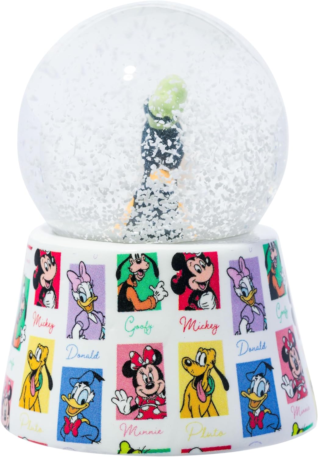 Silver Buffalo Disney Mickey and Friends Mini Light Up Snow Globe│Minnie Mouse│3.8 Inches Tall, 45mm (Small)