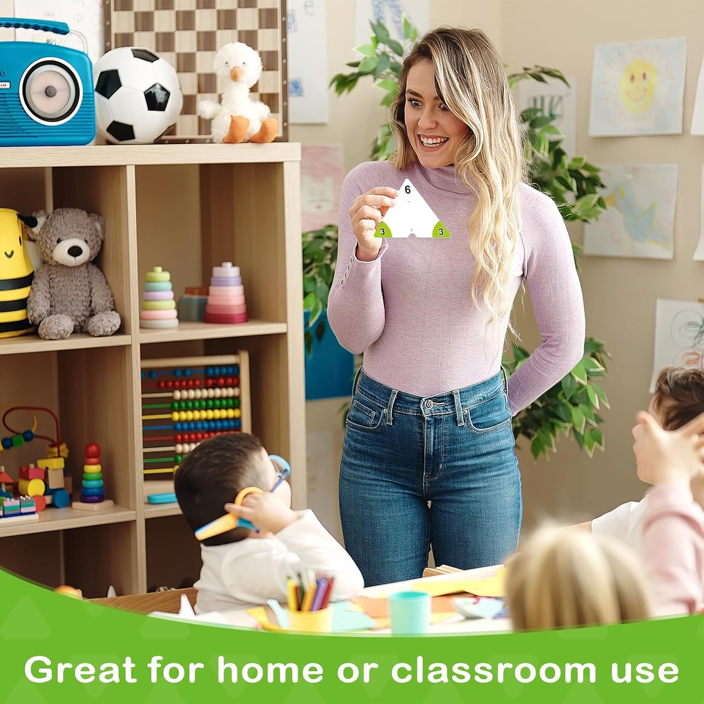 Edulok Multiplication and Division Flash Cards 0-12, Triangle Math Games Flash Cards with Times Table Chart, Math Manipulatives Flashcards for Kids Classroom Homeschool 3rd 4th 5th 6th Grade