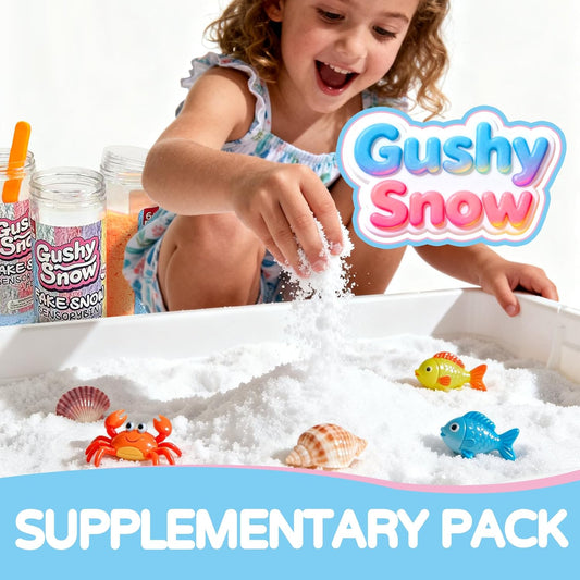 GushySnow® Latex Material Creativity Sensory Bin Filler Toy Ice Cream Cone Cake Cup Sensory bin for Preschool Girl boy Kid Children 6 Years