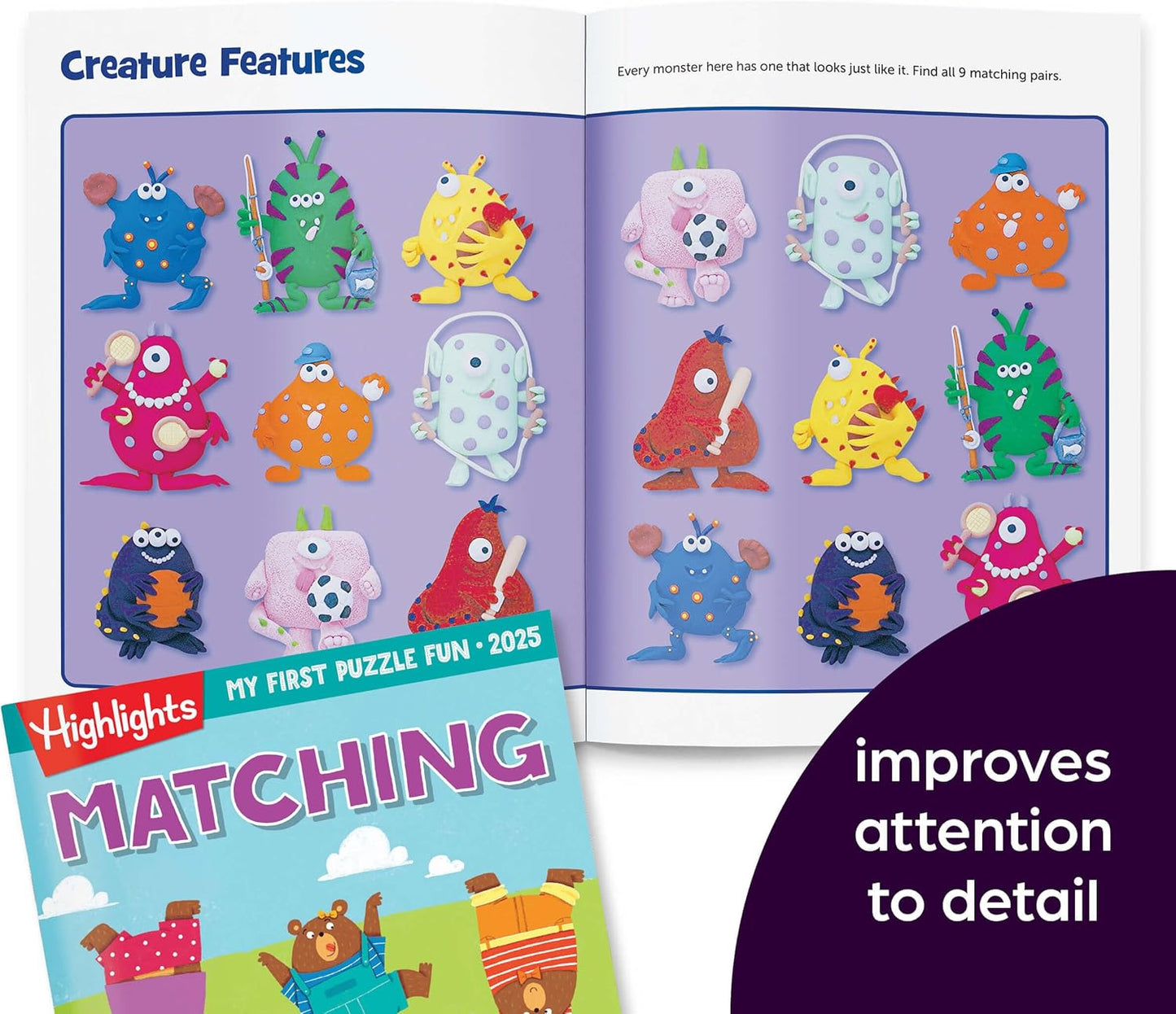 My First Puzzle Fun 2026 Activity Book Set with Mazes, Matching and More, Kids Puzzle Books for Travel, Learning and Screen-Free Play for Kids 3-6