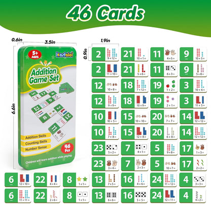 Kasfalci Multiplication Dominoes Set,Math Manipulatives Games for Kids,Counting Toy,Learning Games,Preschool Learning Activities,Homeschool Supplies,Kindergarten Classroom Must Haves,1st 2nd 3rd Grade
