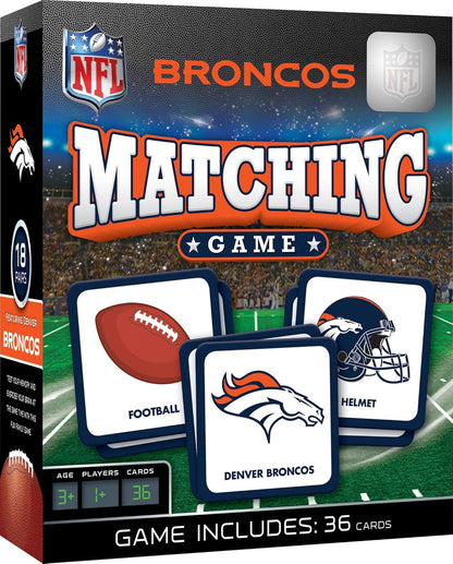 MasterPieces Sports Games - NFL Matching Game - Game for Kids and Family - Laugh and Learn