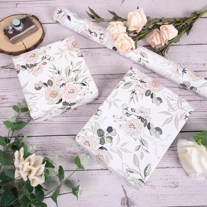Dtiafu Reversible Building Blocks Wrapping paper Roll for Kids Boys Girls - Boys Birthday Bricks Design Gift Wrap Sheets for Baby Shower Party Craft Supplies(Total 28.5sq.ft)