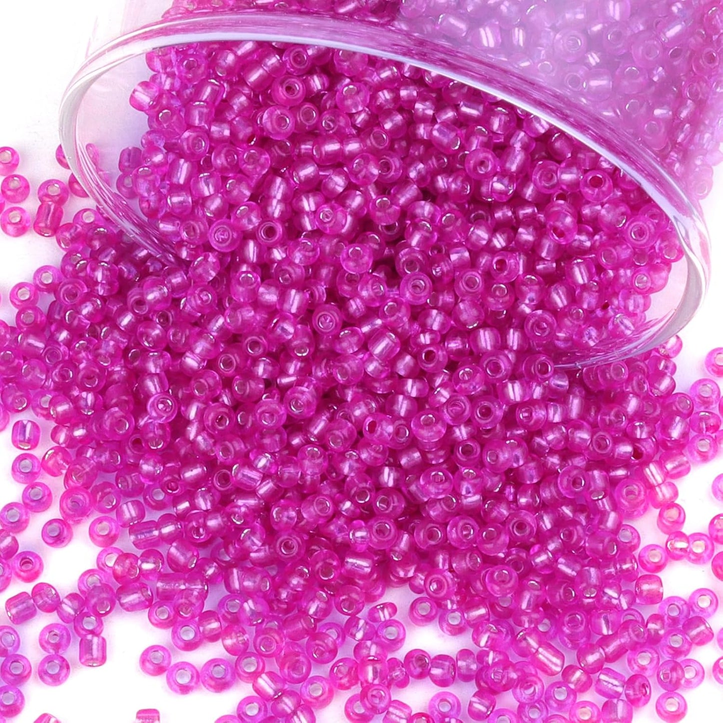 10100 Pcs Size 11/0 Glass Seed Beads, 2 mm Dark Green Small Mini Spacer Loose Pony Beads for Jewelry Making and DIY Crafts - Colors B