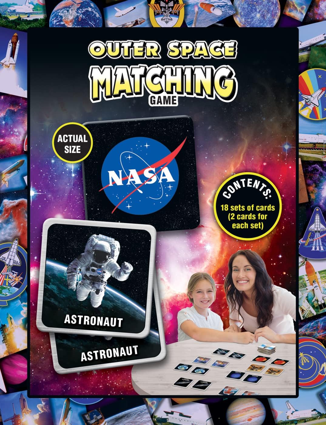 MasterPieces Officially Licensed CAT Picture Matching Card Game for Kids and Families