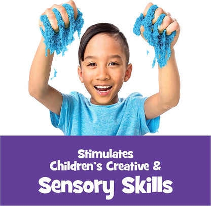 Kinetic Sand, The Original Moldable Sensory Play Sand, Blue, 2 lb. Resealable Bag, Ages 3+