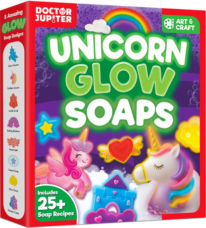 Doctor Jupiter Glam Science, DIY Makeup Craft Kit for Girls Ages 6+ | 50+ Beauty Recipes - Make Your Own Makeup, Perfume, Lip Gloss, Bath Bomb| Birthday Gift Ideas for 6-7-8-9-10-11-12 Year Olds