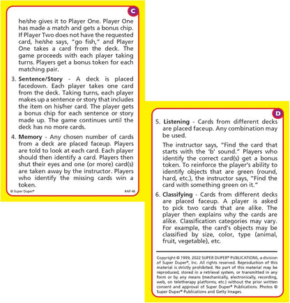 Super Duper Publications | Articulation Photos B Fun Deck Flash Cards | Speech Therapy - Articulation | Educational Learning Resource for Children