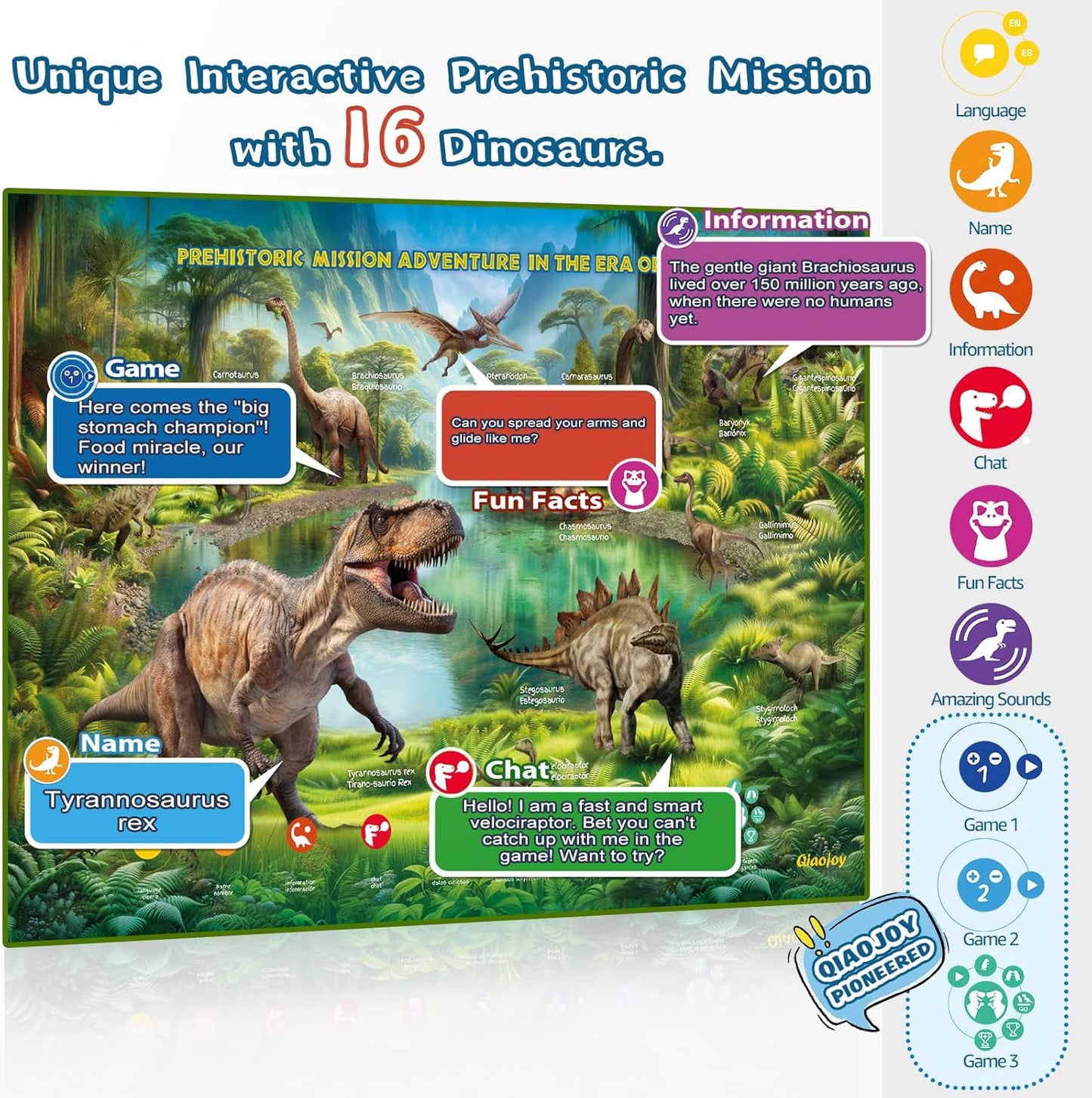 Bilingual Interactive Solar System Poster for Kids – Educational Talking Space Poster for Kids Aged 3-12, STEM Learning Toy, Ideal for Classroom & Home, Space-Themed Wall Decor