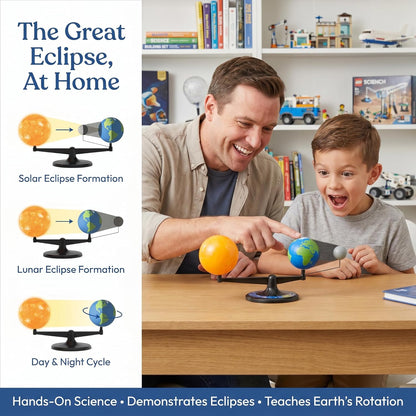 Alipis Sun Earth Moon Orbital Model Educational Astronomy Teaching Aid Solar System Model for School Home Science