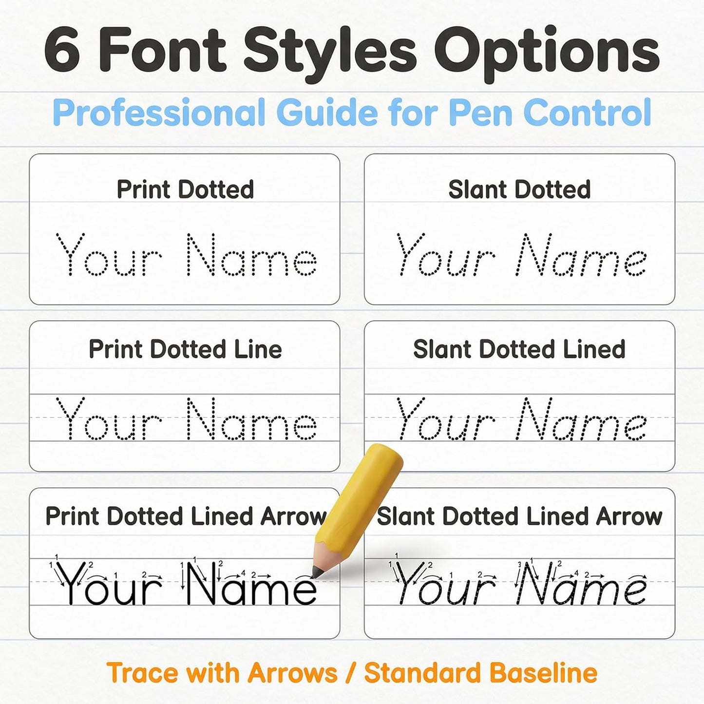 Personalized Name Tracing Worksheet for Kids – Custom Handwriting Practice Paper, Letter Tracing Sheet for Preschool & Kindergarten Learning Gift, Reusable Dry-Erase Board Option Available